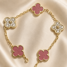 Eternal Clover Pro Bracelet | 18K Gold Plated Luck & Elegance (Rose Gold Chain) LuckCoo