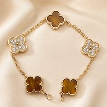 Eternal Clover Pro Bracelet | 18K Gold Plated Luck & Elegance (Rose Gold Chain) LuckCoo