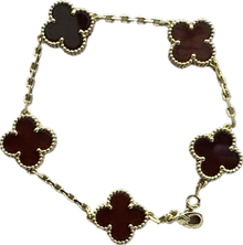 Luckcoo Clover Pro Bracelet – Minimalist Jewelry,Premium Edition,Everyday Luxury（Black / Sliver） LuckCoo