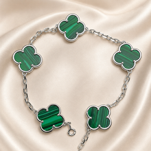 Eternal Clover Pro Bracelet | 18K Gold Plated Luck & Elegance (Silver Chain) LuckCoo