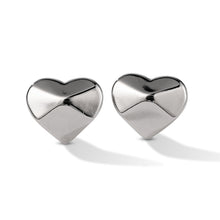 Boucles d'oreilles lisses Fashion Simple Love 