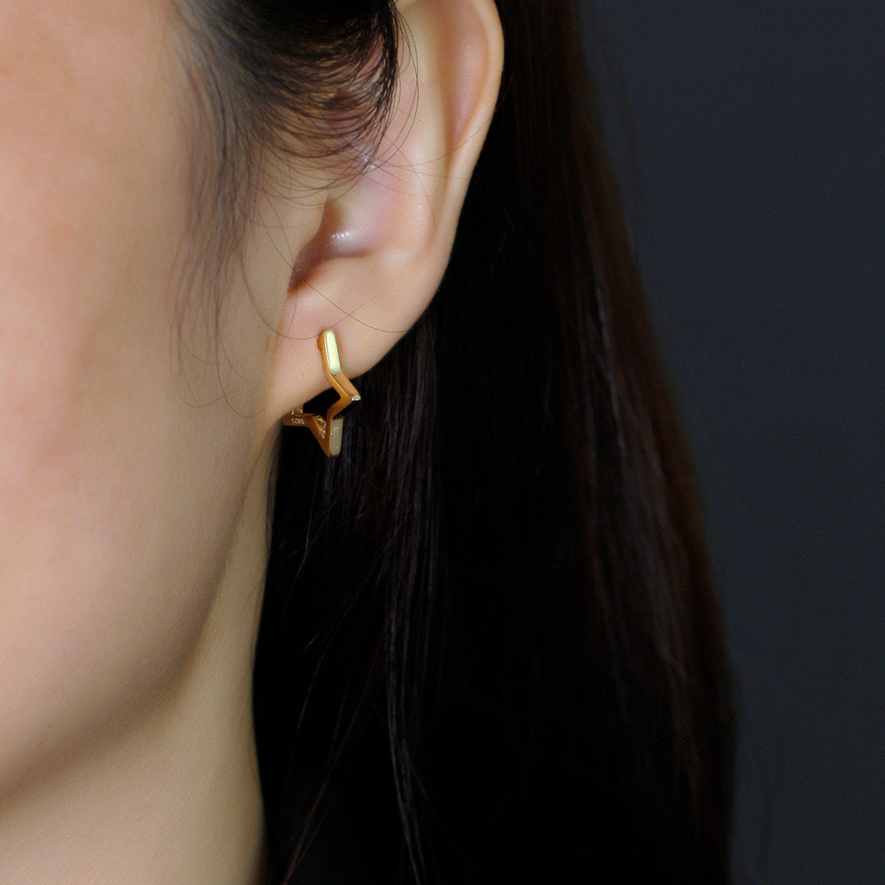 Star earrings