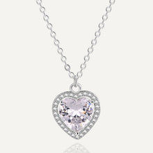 Heart Shaped Diamond Necklace