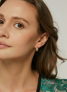 Boucles d'oreilles en diamant lisse 