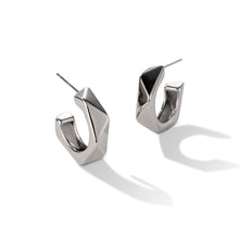Boucles d'oreilles lisses et irrégulières 