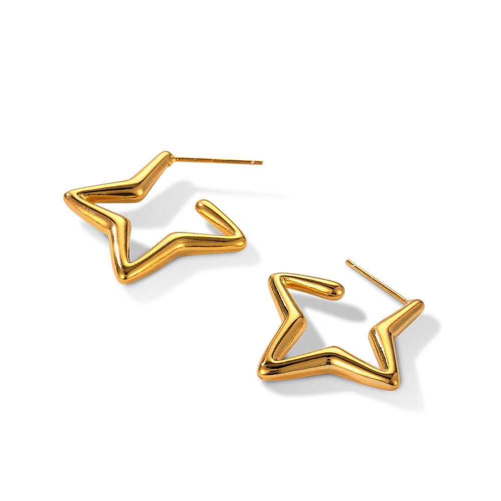 Star earrings