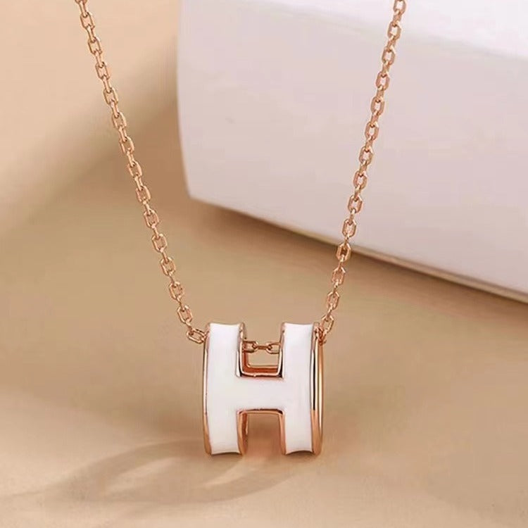 H-Pendant Necklace
