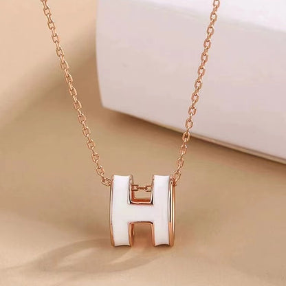 H-Pendant Necklace