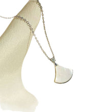 Shell skirt pendant necklace