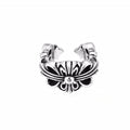 CH-S925 Silver Plated Vintage Open Hip Hop Ring（23）