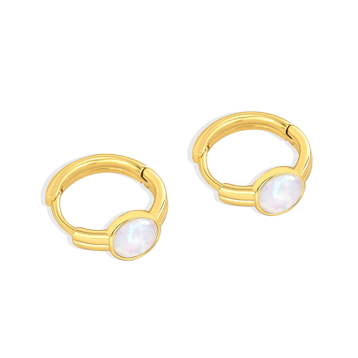 Opal earrings