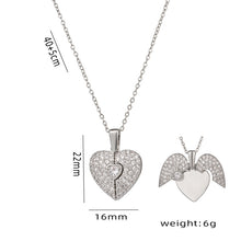 Pendentif aile de coeur 