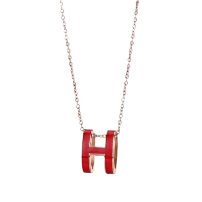 H-Pendant Necklace