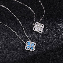 Clover Clavicle Chain Necklace – 18K Gold Plated, Sparkling Zircon Stones