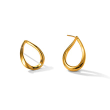 Boucles d'oreilles minimalistes en forme de U 