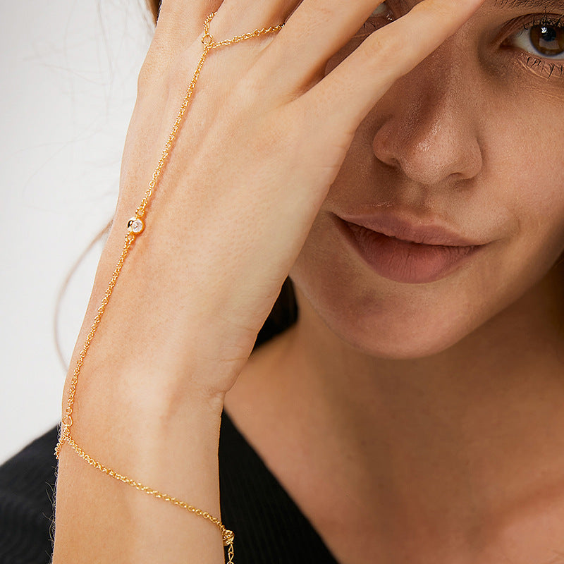 Bracelet polyvalent serti de diamants 