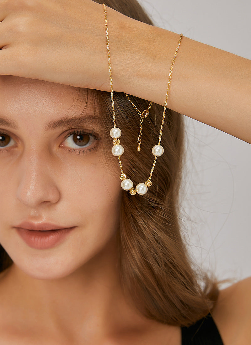 Pendentif baroque en perles 