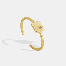 Bague étoile carrée 