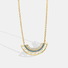 Collier éventail géométrique de style bohème 