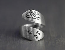Bague ouverte Arbre de Vie 
