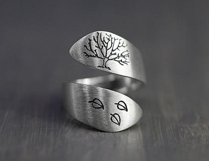 Tree of Life Open Ring