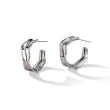 Geometric metal earrings