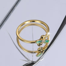 Bague diamant abeille 
