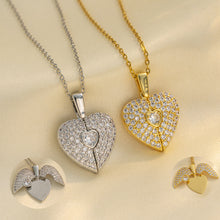 Pendentif aile de coeur 