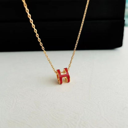 H-Pendant Necklace
