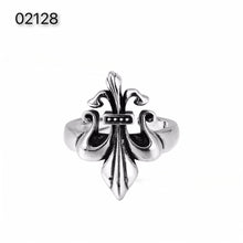 CH-S925 Silver Plated Vintage Open Hip Hop Ring LuckCoo
