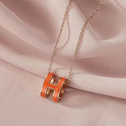 H-Pendant Necklace