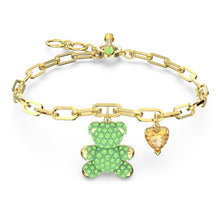 Beating Heart Teddy Bear Crystal Necklace