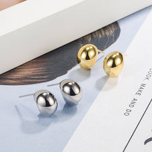 Round Hollow Earrings