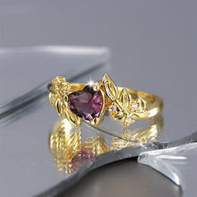 Fashion branches studded love ring
