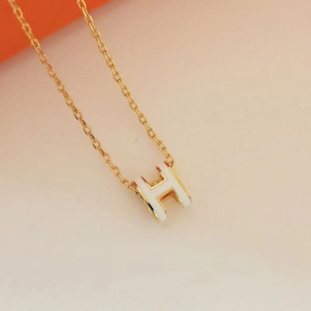 H-Pendant Necklace