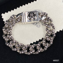 S925 Sterling Silver Hip Hop Cross Bracelet