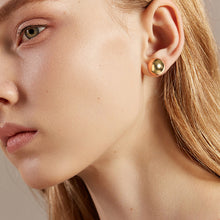 Boucles d'oreilles hémisphériques lisses Temperament 