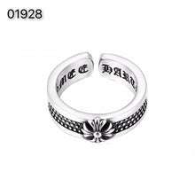 CH-S925 Silver Plated Vintage Open Hip Hop Ring