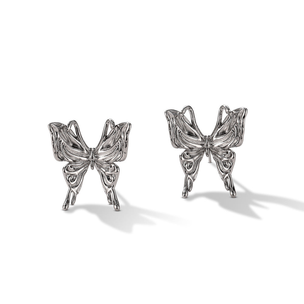 Boucles d'oreilles papillon 