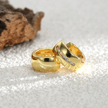 Boucles d'oreilles en diamant lisse 