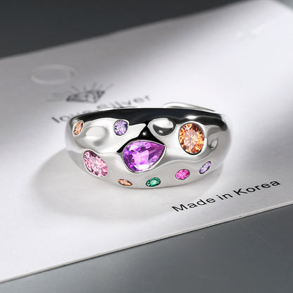 Colored Diamond Ring