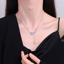 Moonstone Planet Necklace