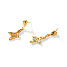 New star earrings