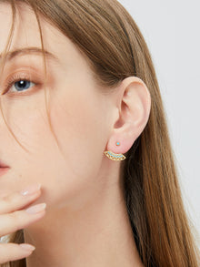 Boucles d'oreilles fendues avant et arrière de style bohème 
