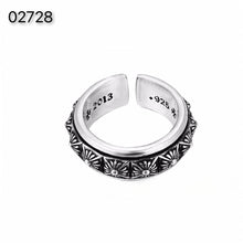 CH-S925 Silver Plated Vintage Open Hip Hop Ring