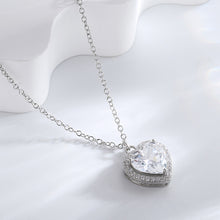 Heart Shaped Diamond Necklace