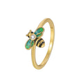 Bague diamant abeille 