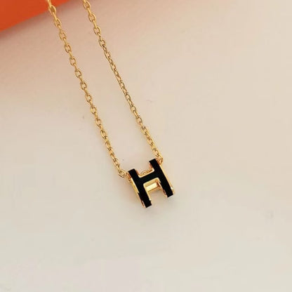 H-Pendant Necklace