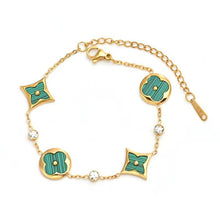 Four-leaf clover bracelet fashion versatile jewelry petal elements