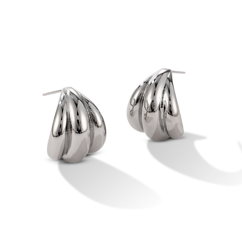 C-shaped Design Fashionable Earrings